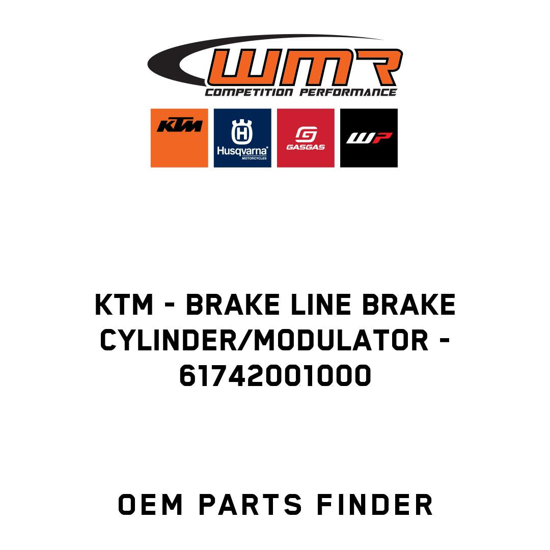 Brake line brake cylinder/modulator