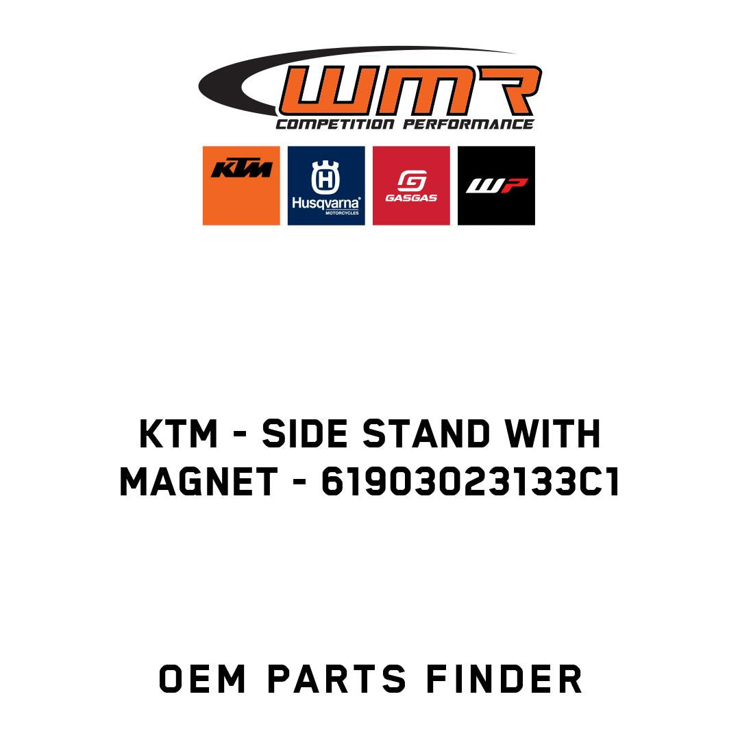 Side stand with magnet