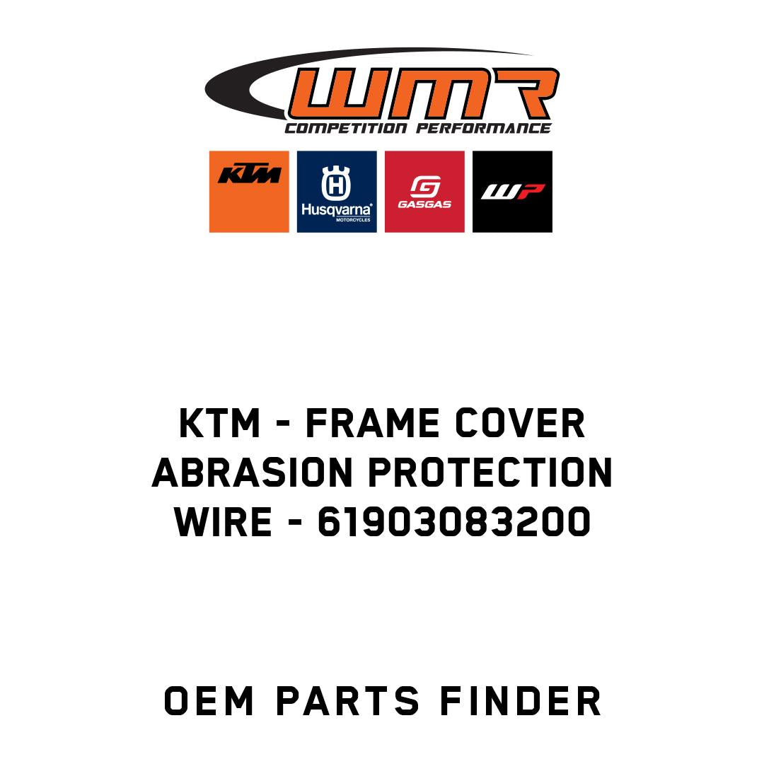 Frame cover abrasion protection wire