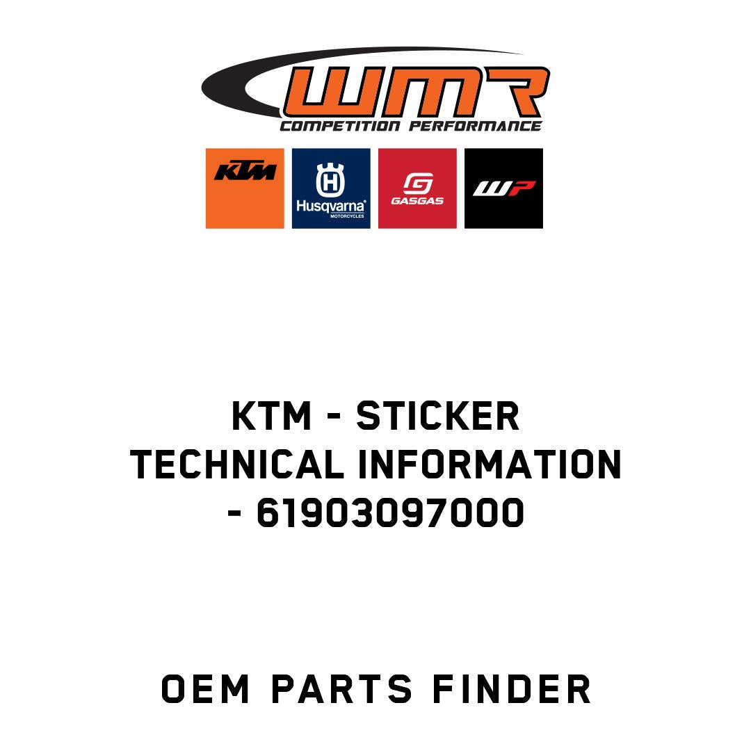 Sticker technical information