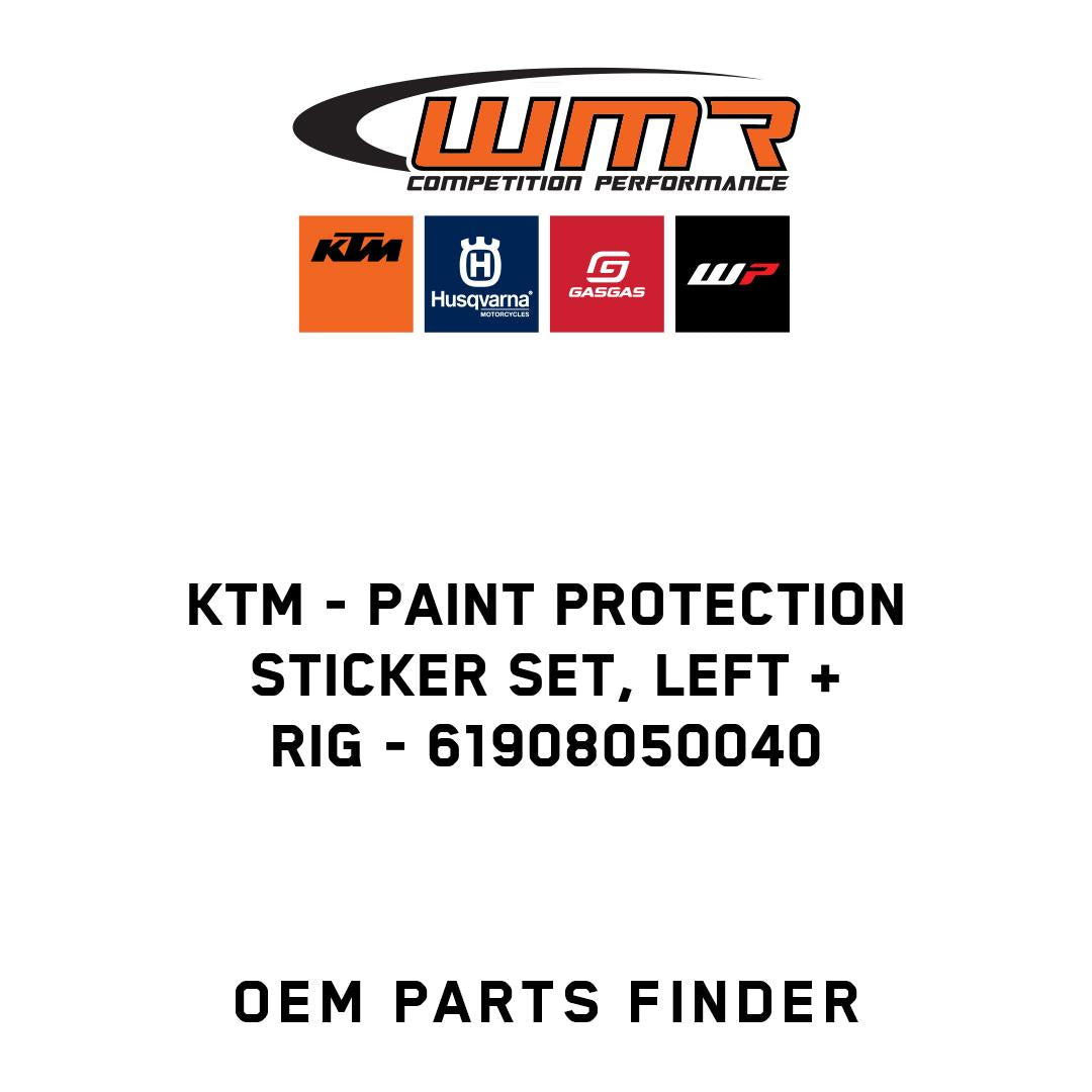 Paint protection sticker set, left + rig