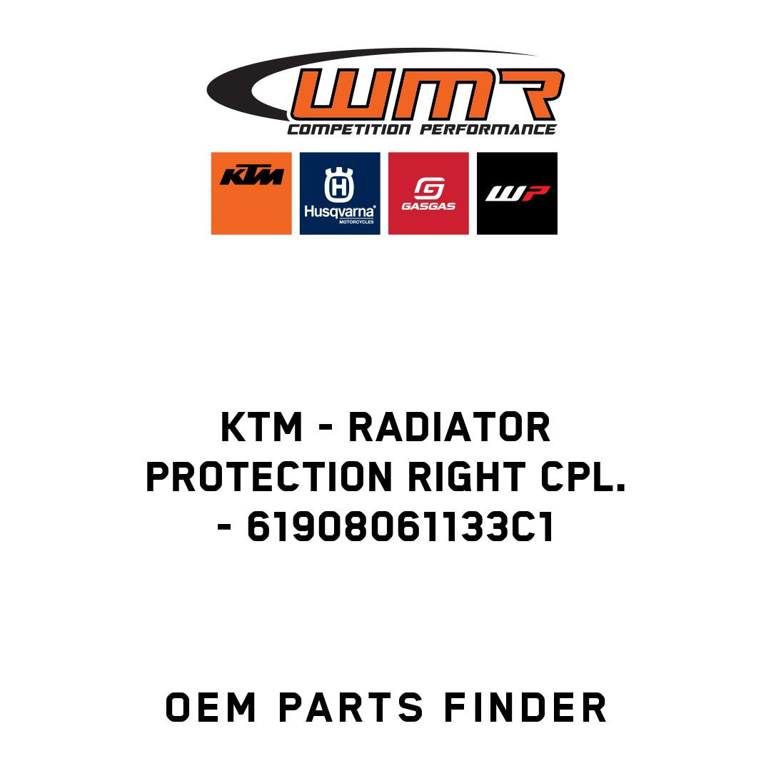 Radiator protection right cpl.