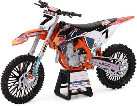 NewRay Motorcycles 1:12 Compatible with KTM 450 SX-F Red Bull KTM #7 Aaron Plessinger 58363
