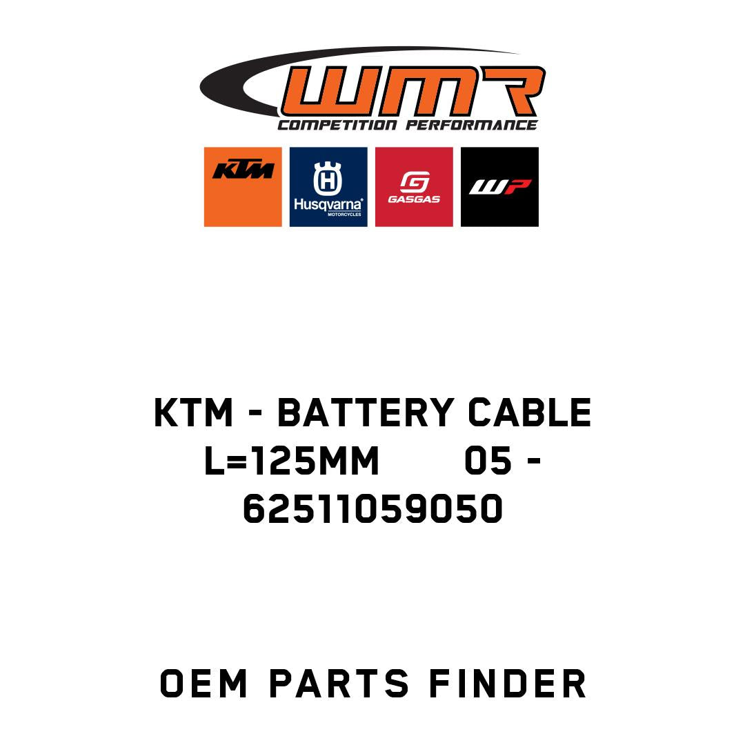 BATTERY CABLE L=125MM       05