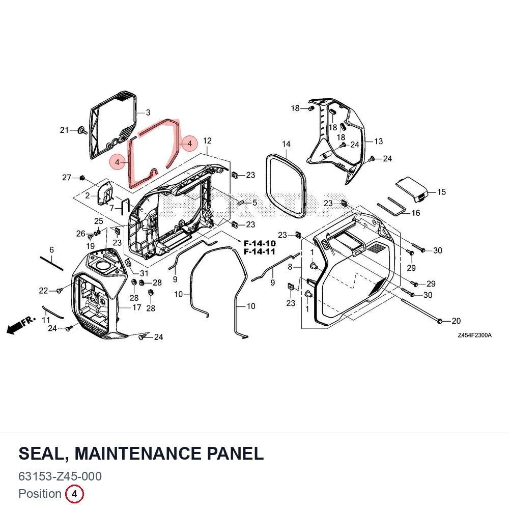 SEAL, MAINTENANCE PANEL