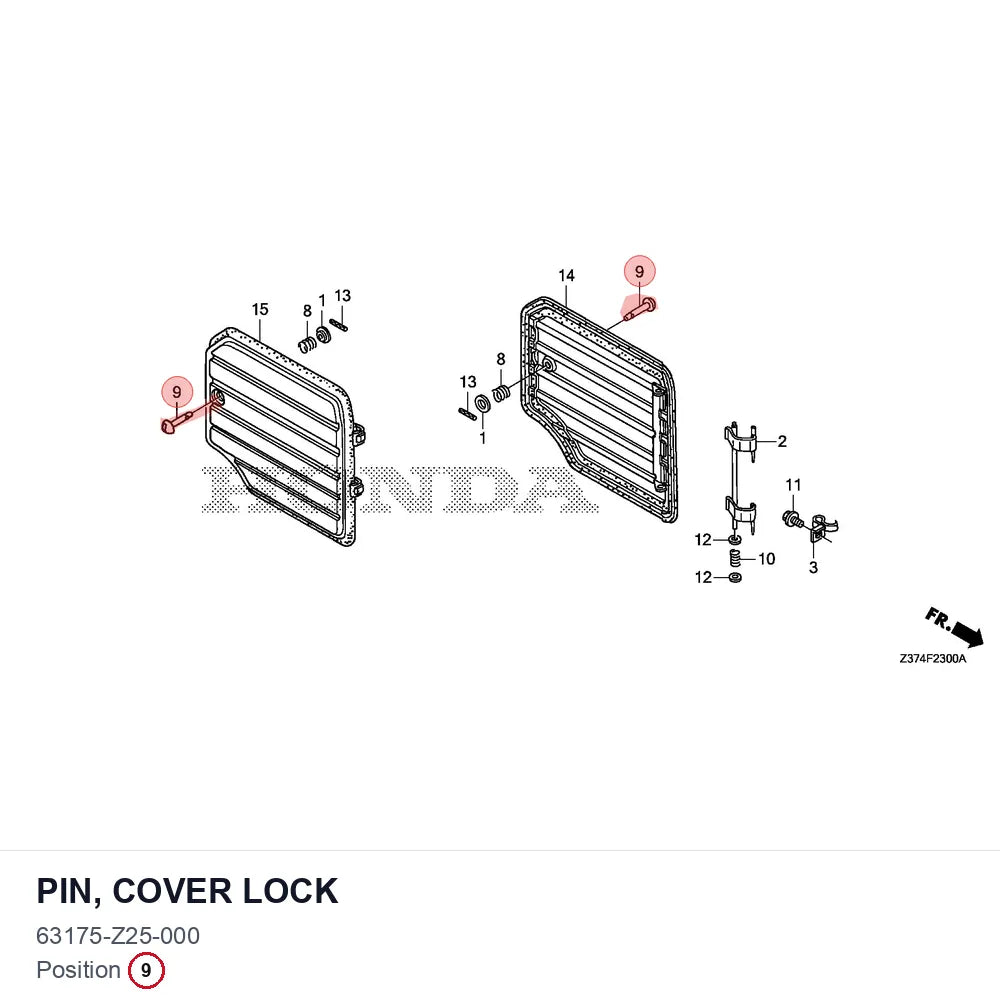 PIN, COVER LOCK