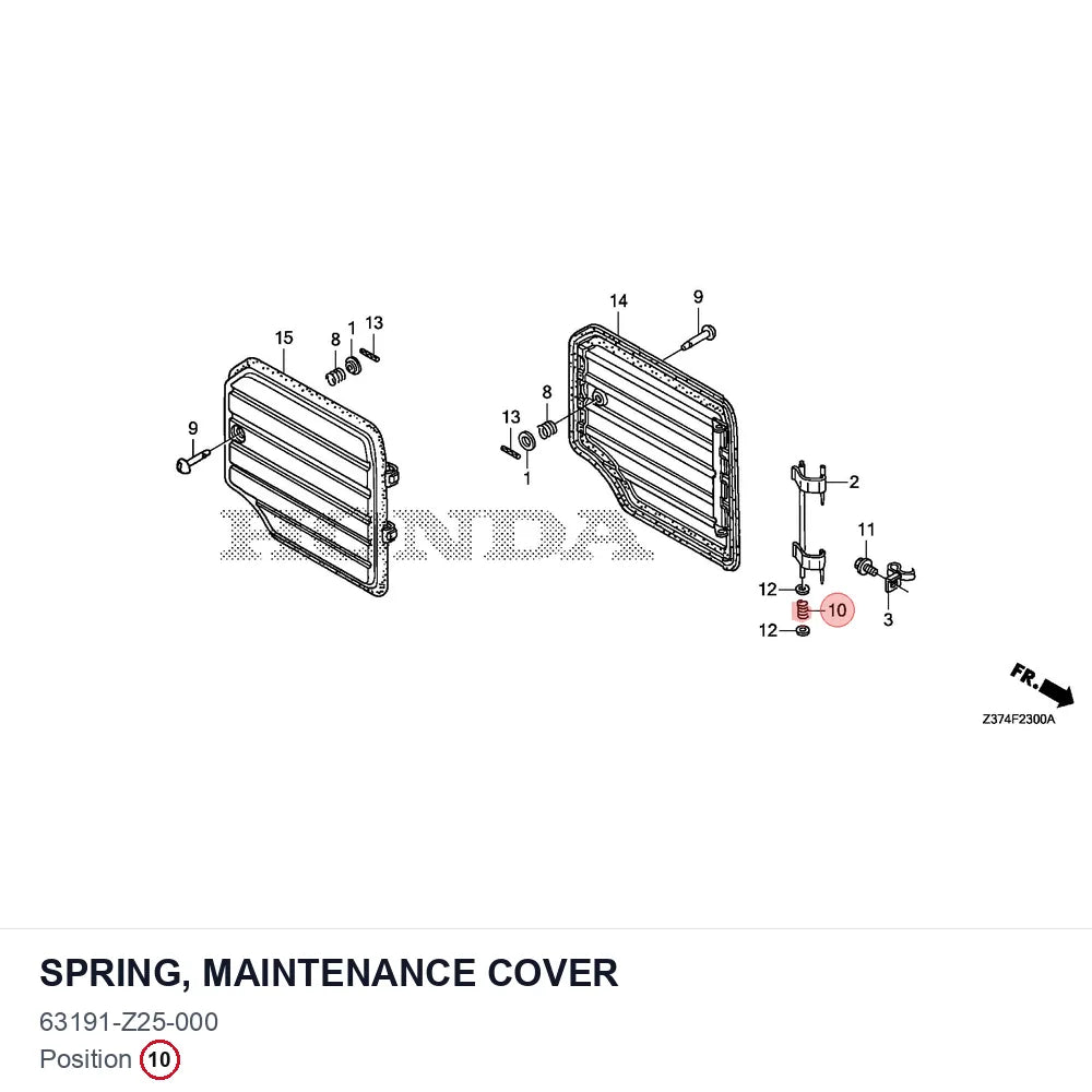 SPRING, MAINTENANCE COVER