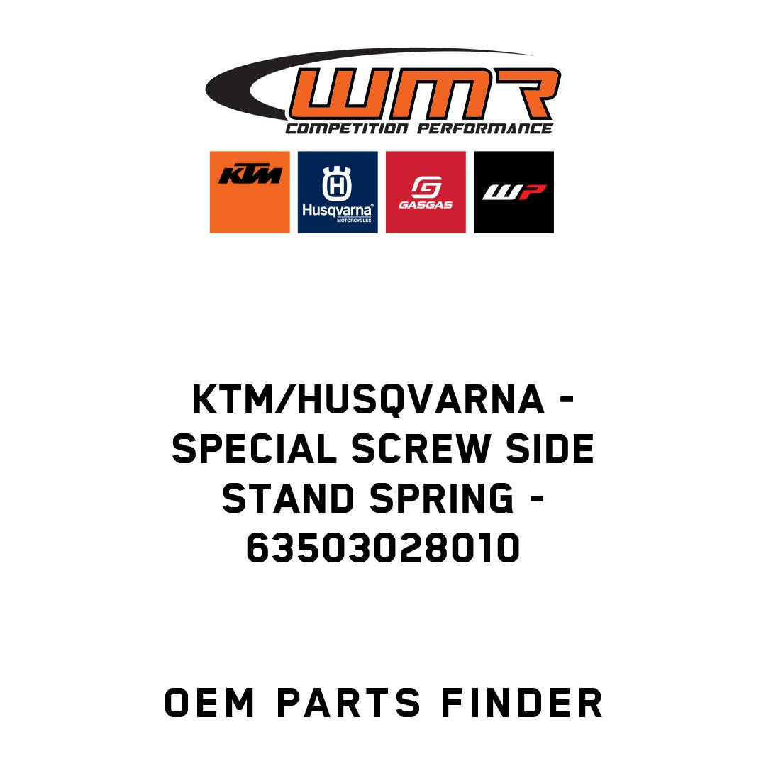 Special screw side stand spring