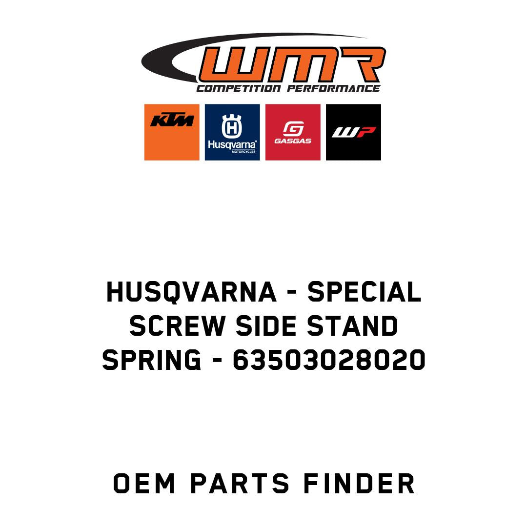 Special screw side stand spring