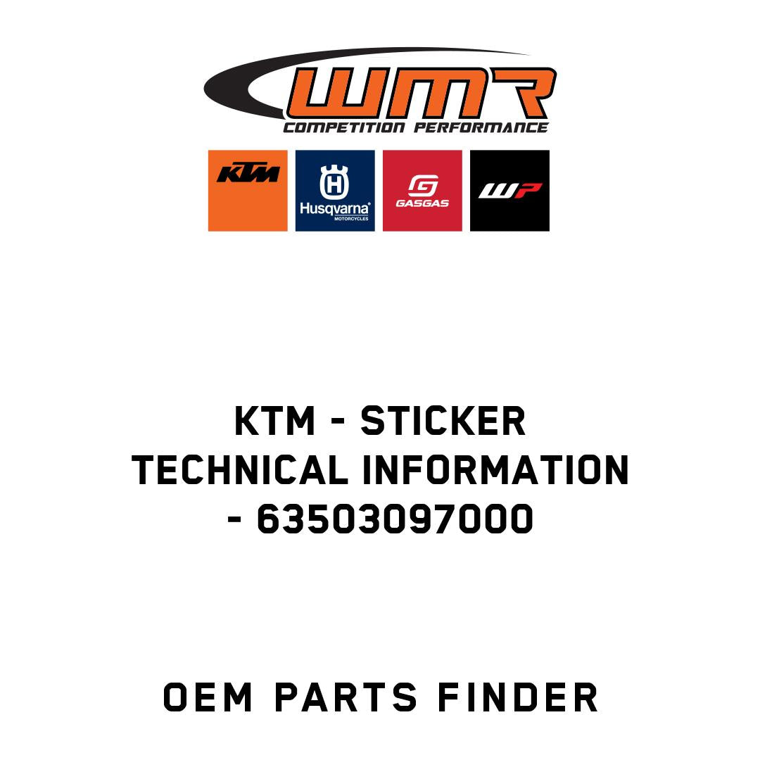 Sticker technical information