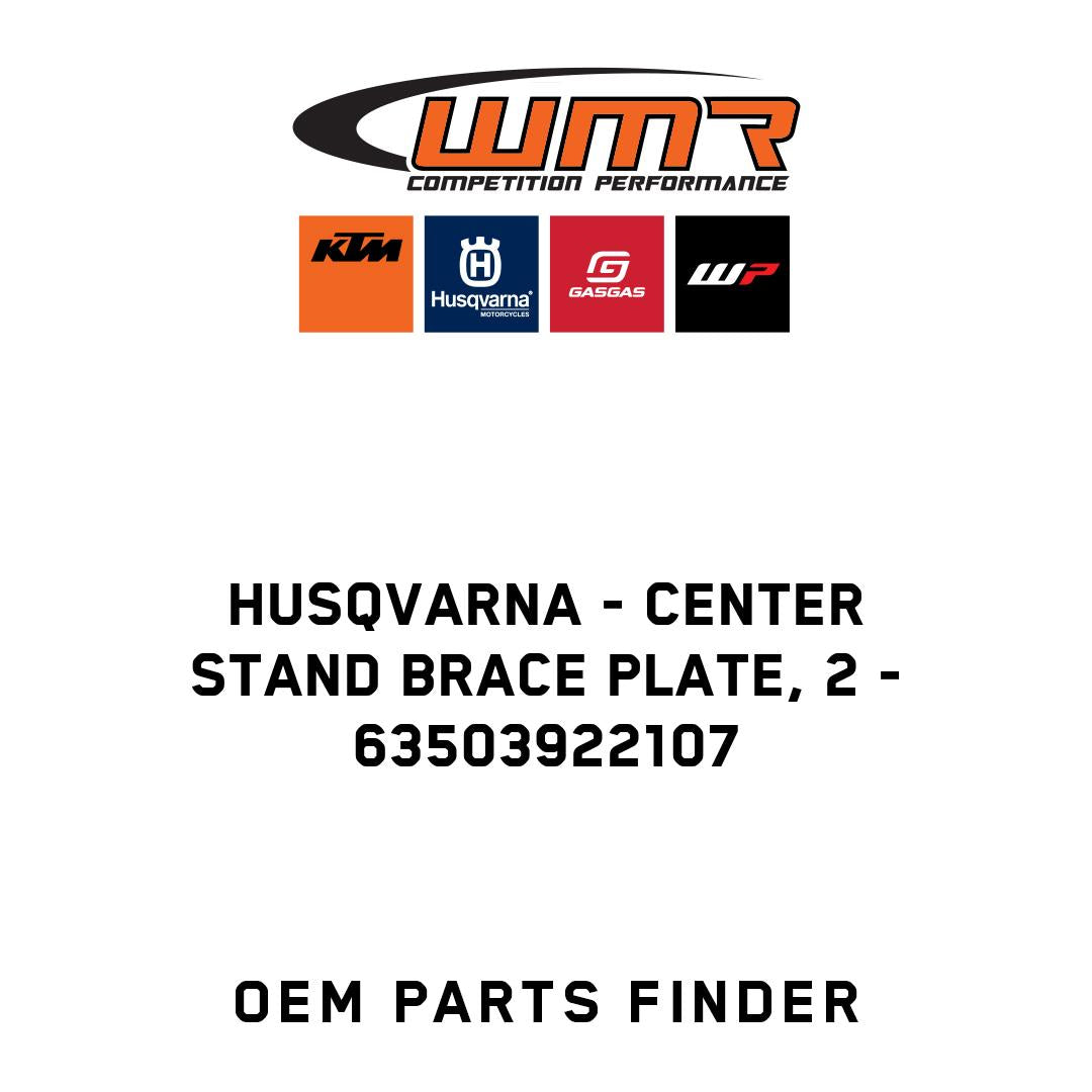 Center stand brace plate, 2