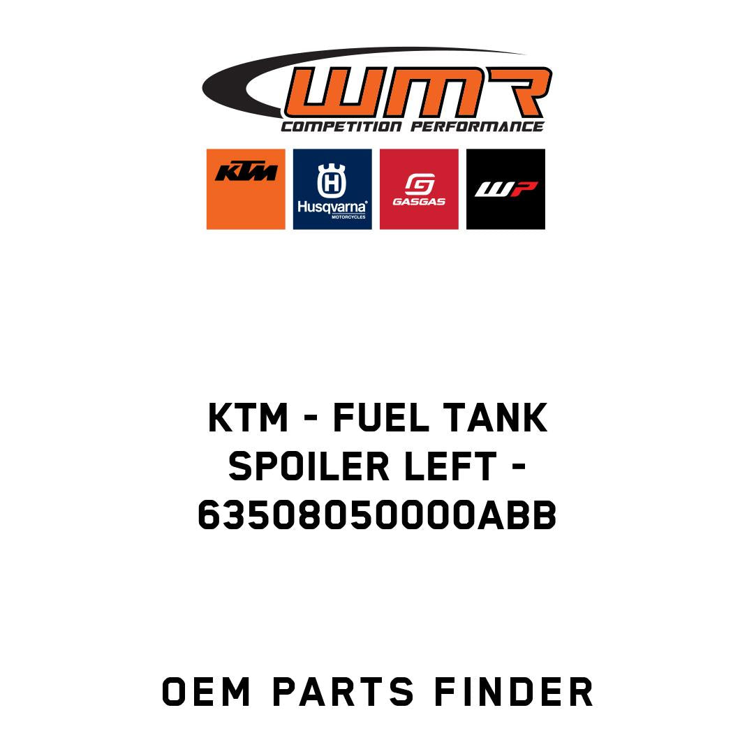 Fuel tank spoiler left