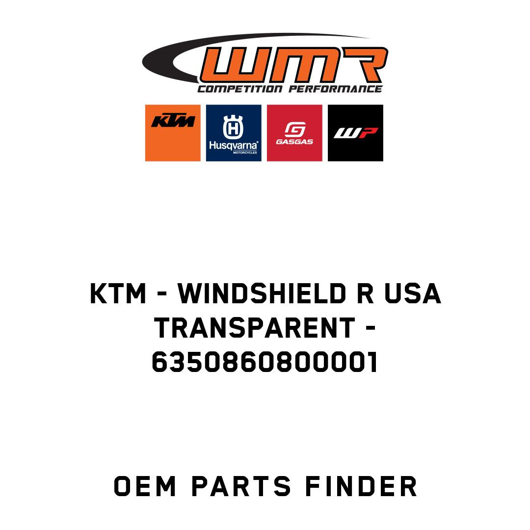 Windshield R USA transparent