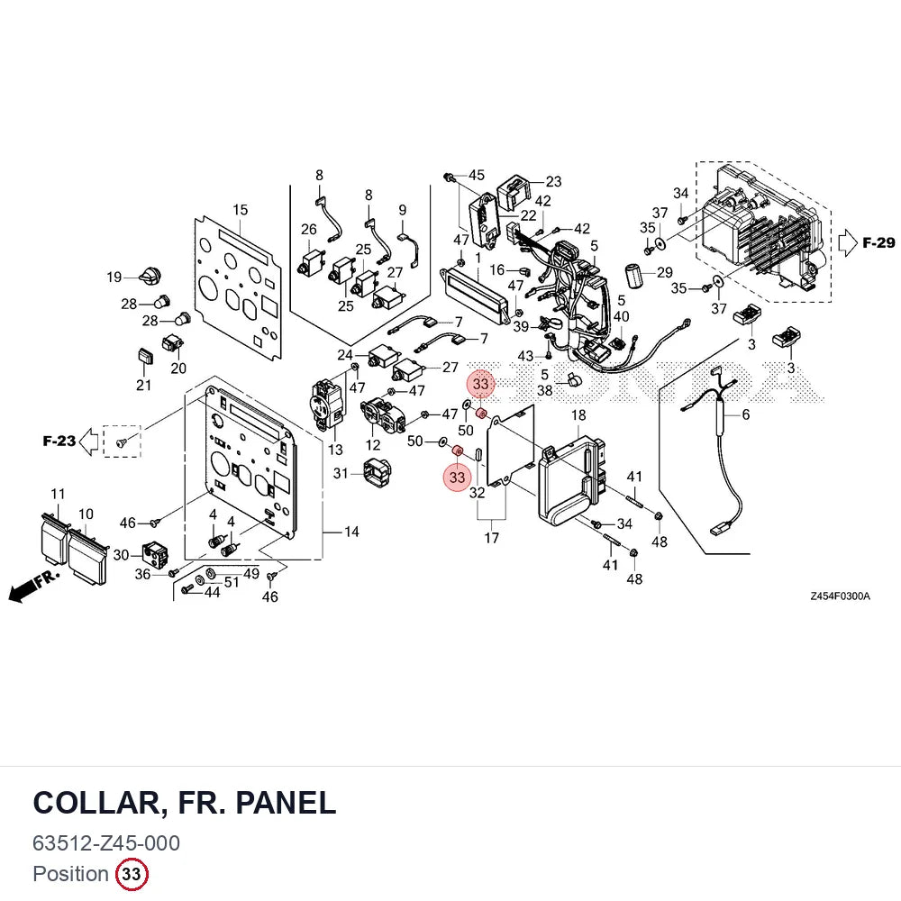COLLAR, FR. PANEL