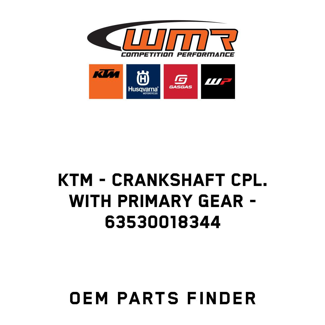Crankshaft cpl. with primary gear