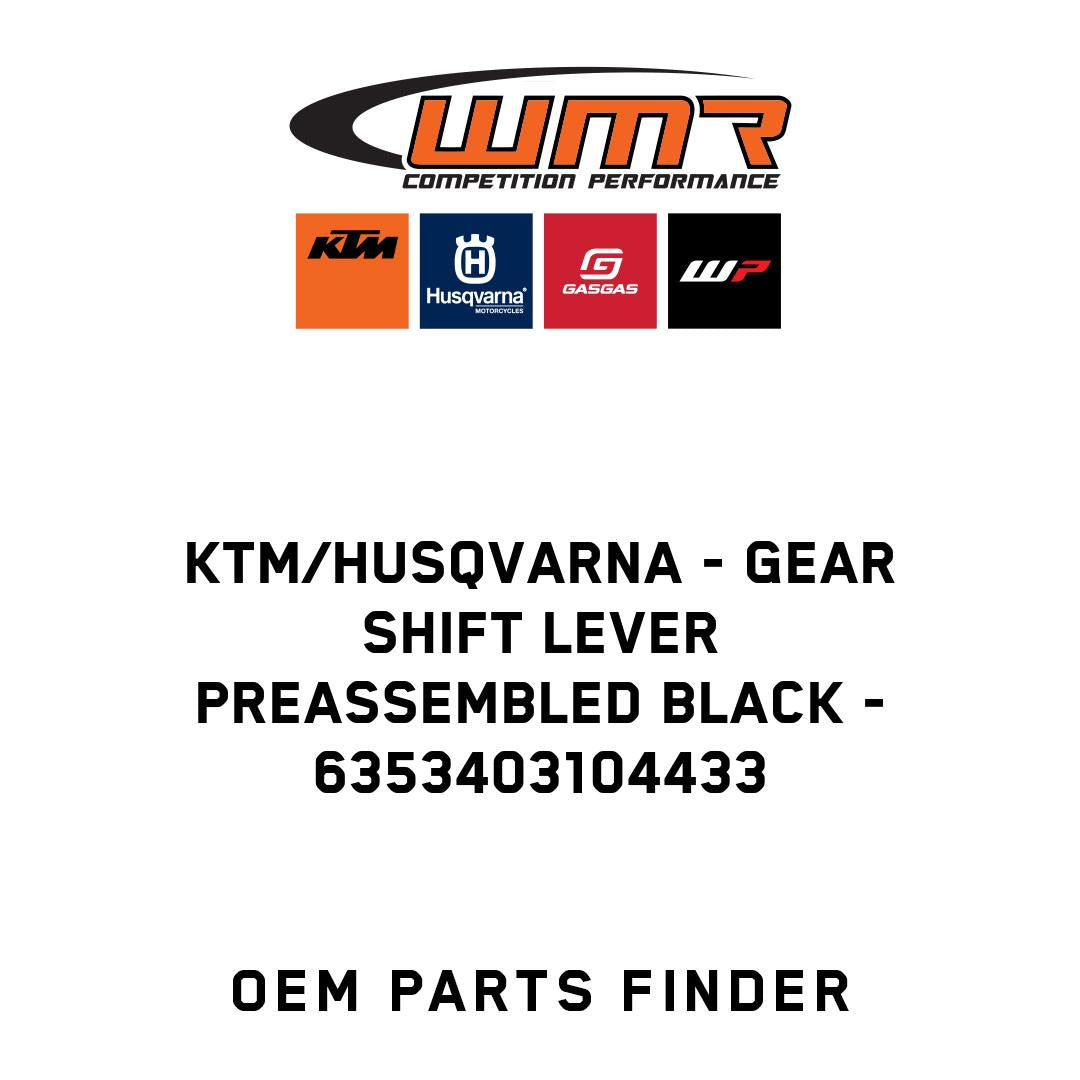 Gear shift lever preassembled black