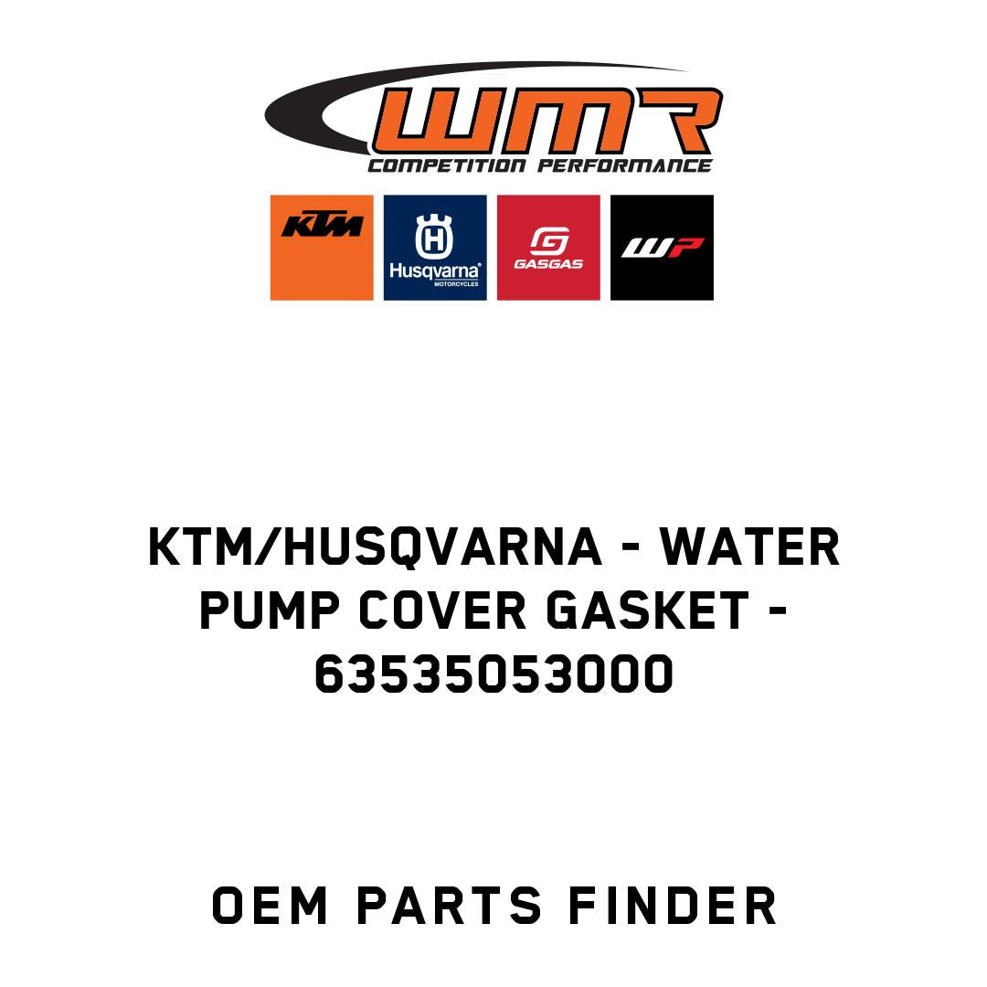 water pump cover gasket