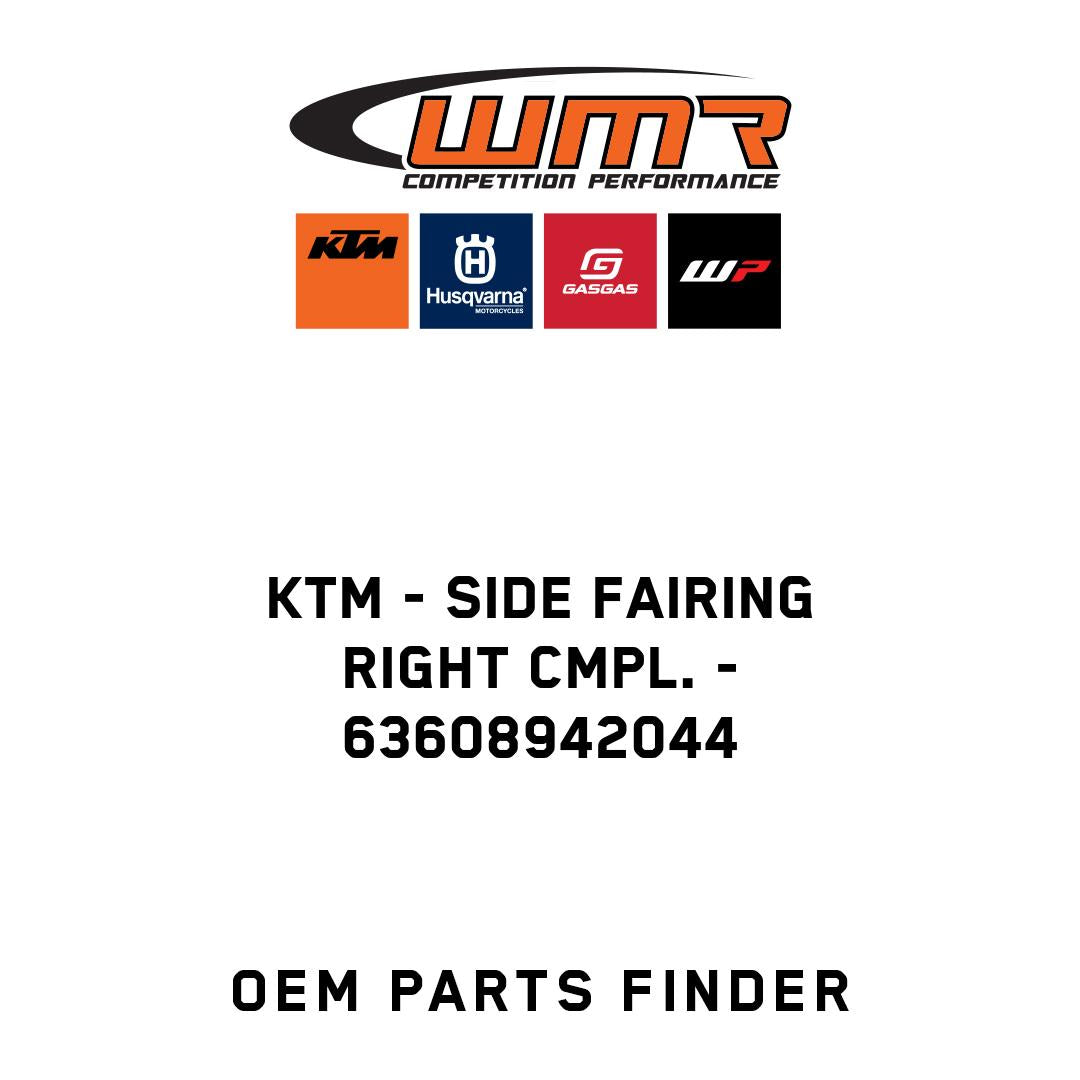 Side fairing right cmpl.