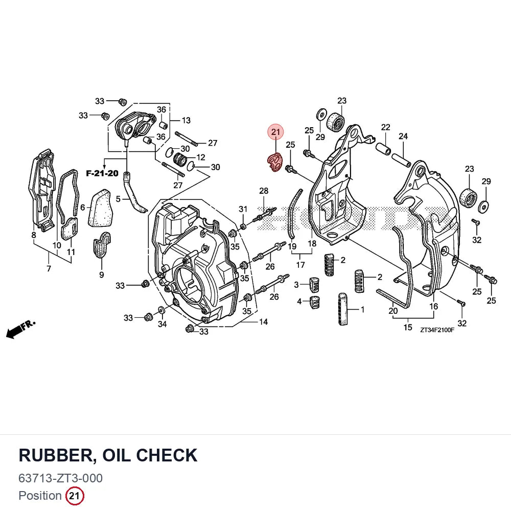 RUBBER, OIL CHECK