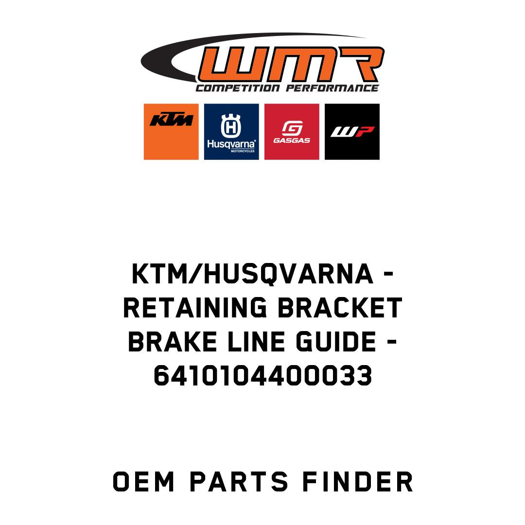 Retaining bracket brake line guide