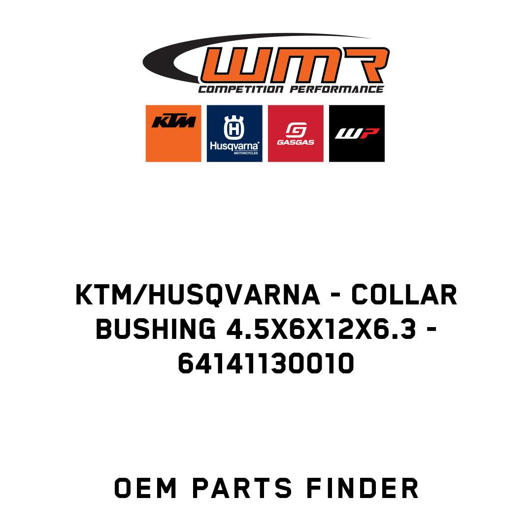 Collar bushing 4.5x6x12x6.3