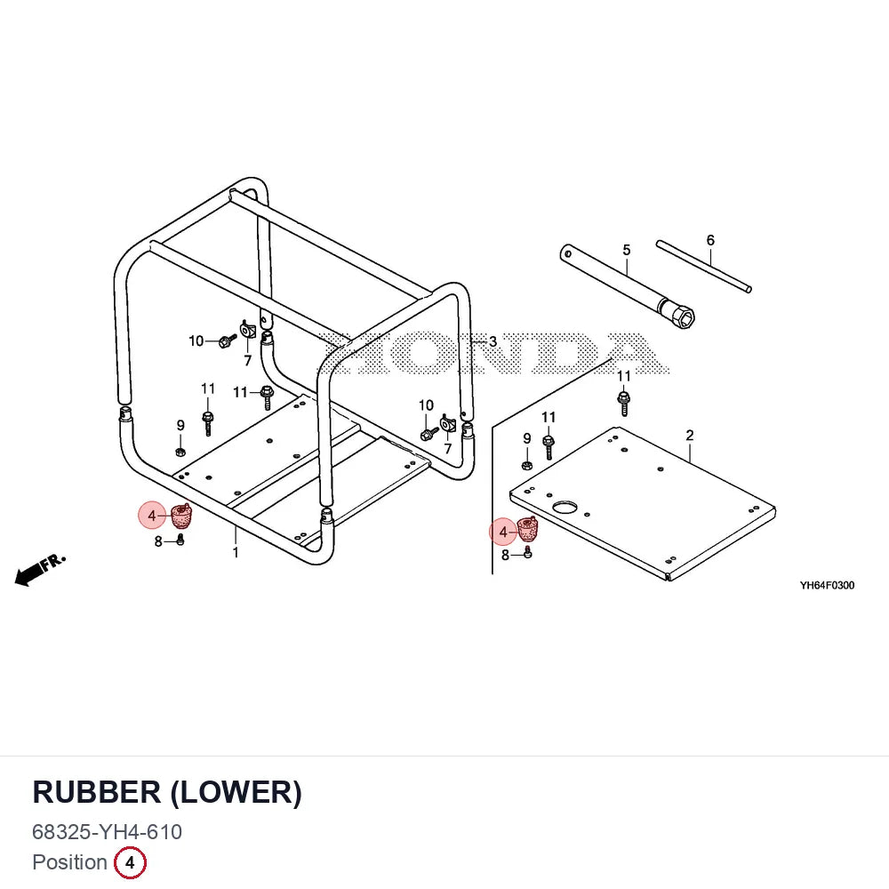 RUBBER (LOWER)