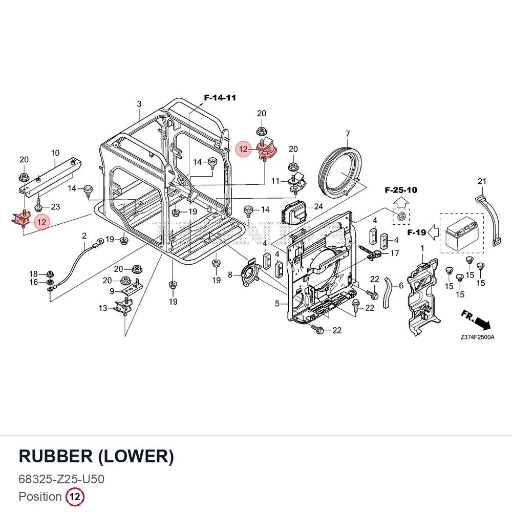RUBBER (LOWER)