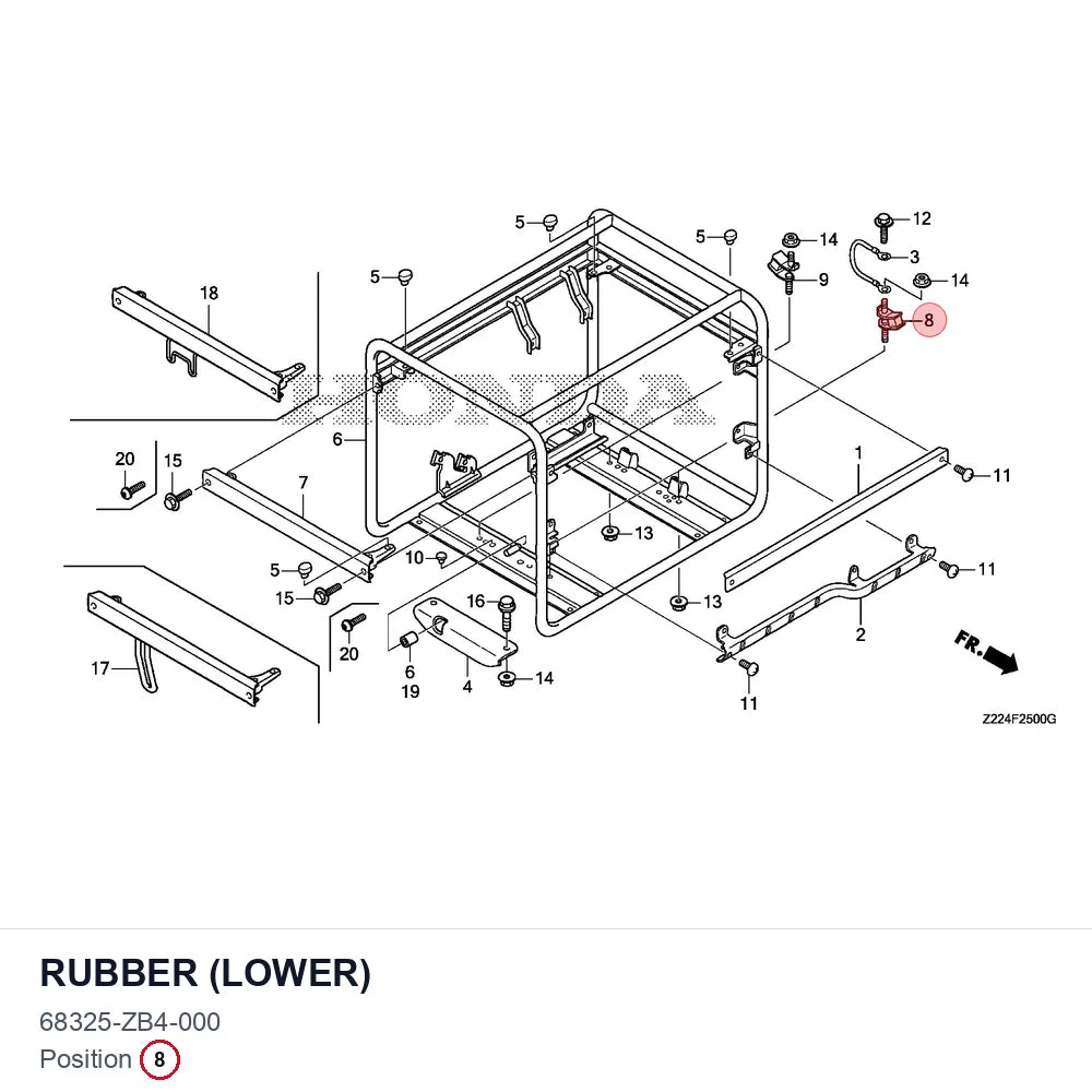 RUBBER (LOWER)