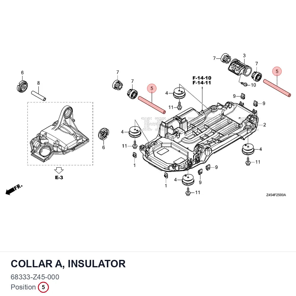 COLLAR A, INSULATOR