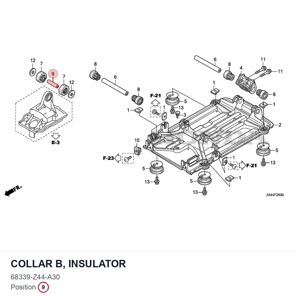 COLLAR B, INSULATOR