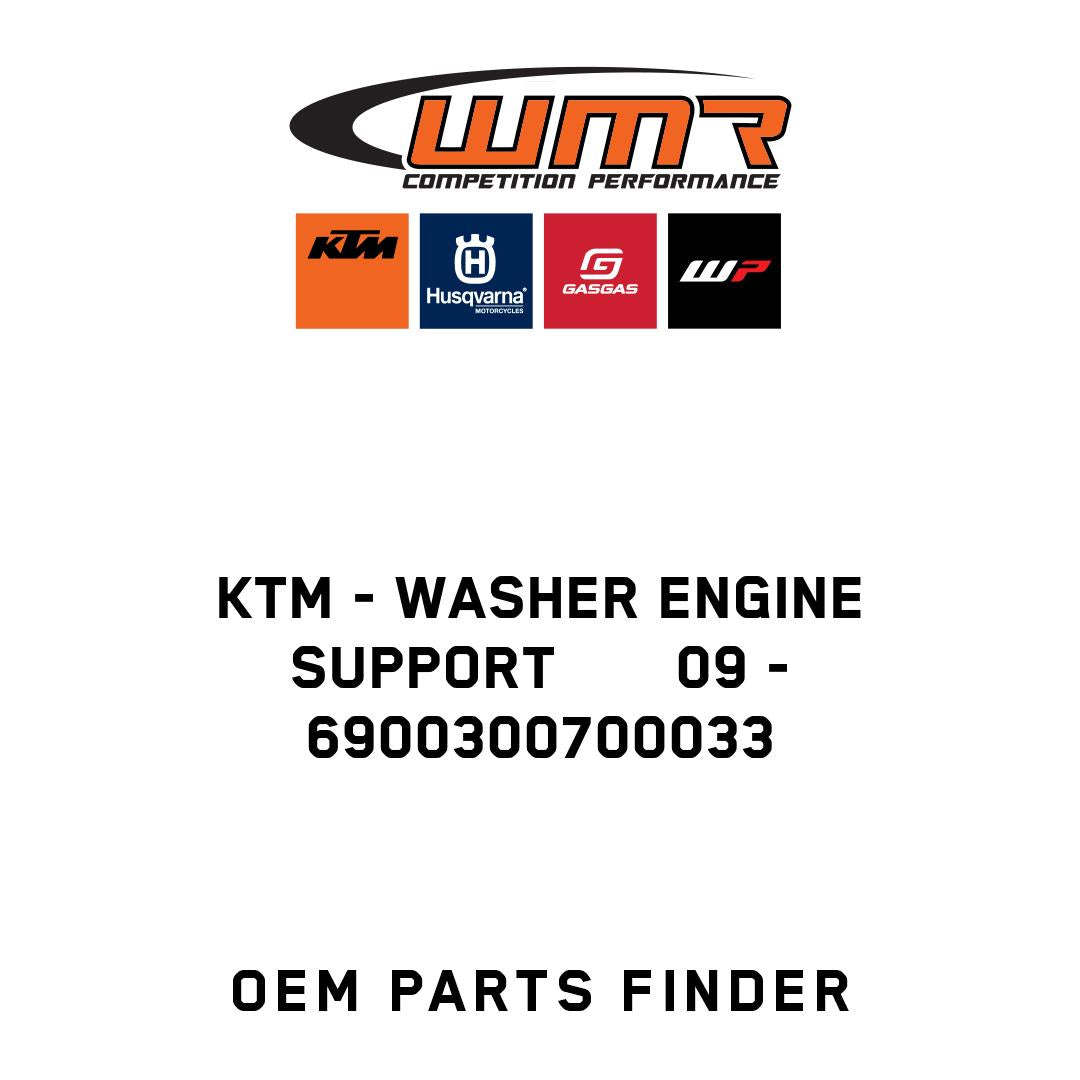 WASHER ENGINE SUPPORT       09