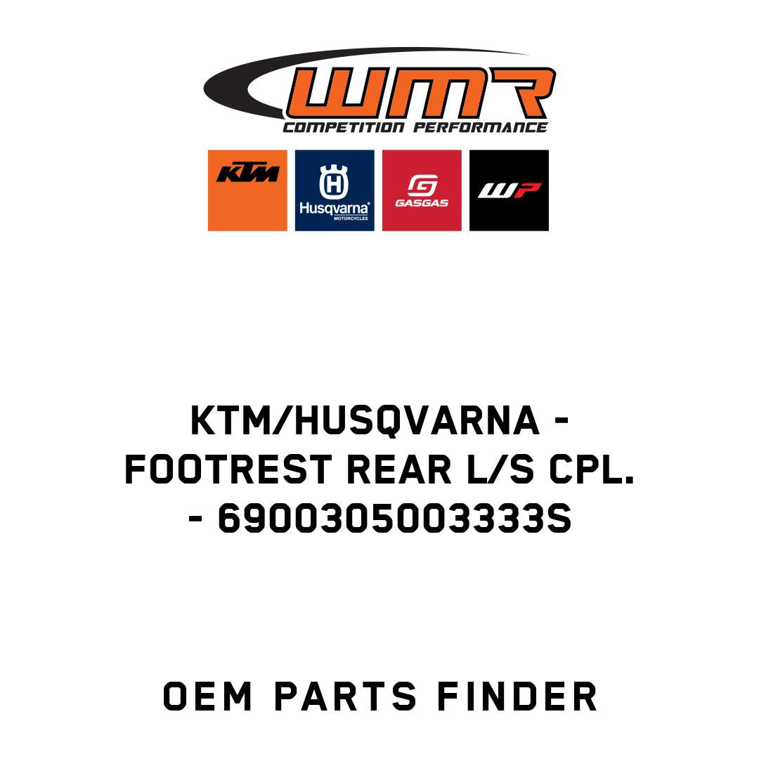 FOOTREST REAR L/S CPL.