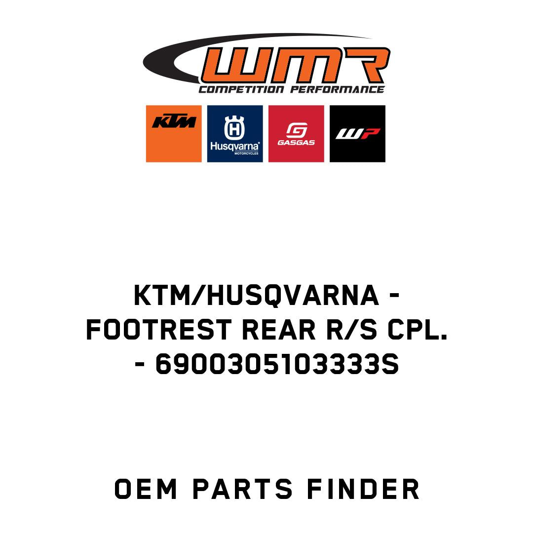 FOOTREST REAR R/S CPL.