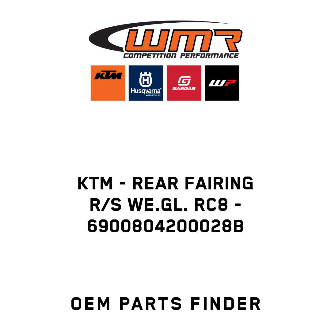 REAR FAIRING  R/S WE.GL. RC8