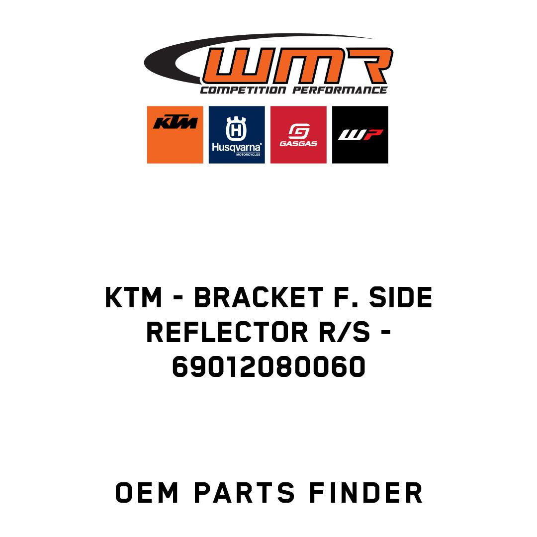 BRACKET F. SIDE REFLECTOR R/S