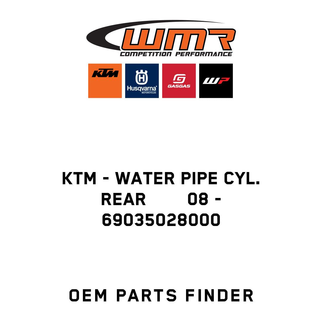 WATER PIPE CYL. REAR        08