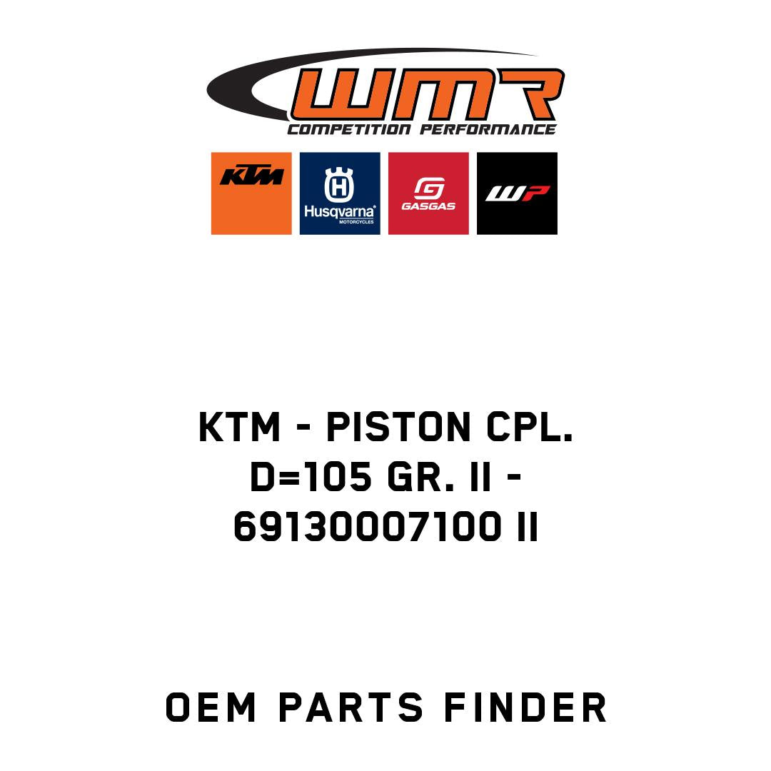 PISTON CPL. D=105 GR. II