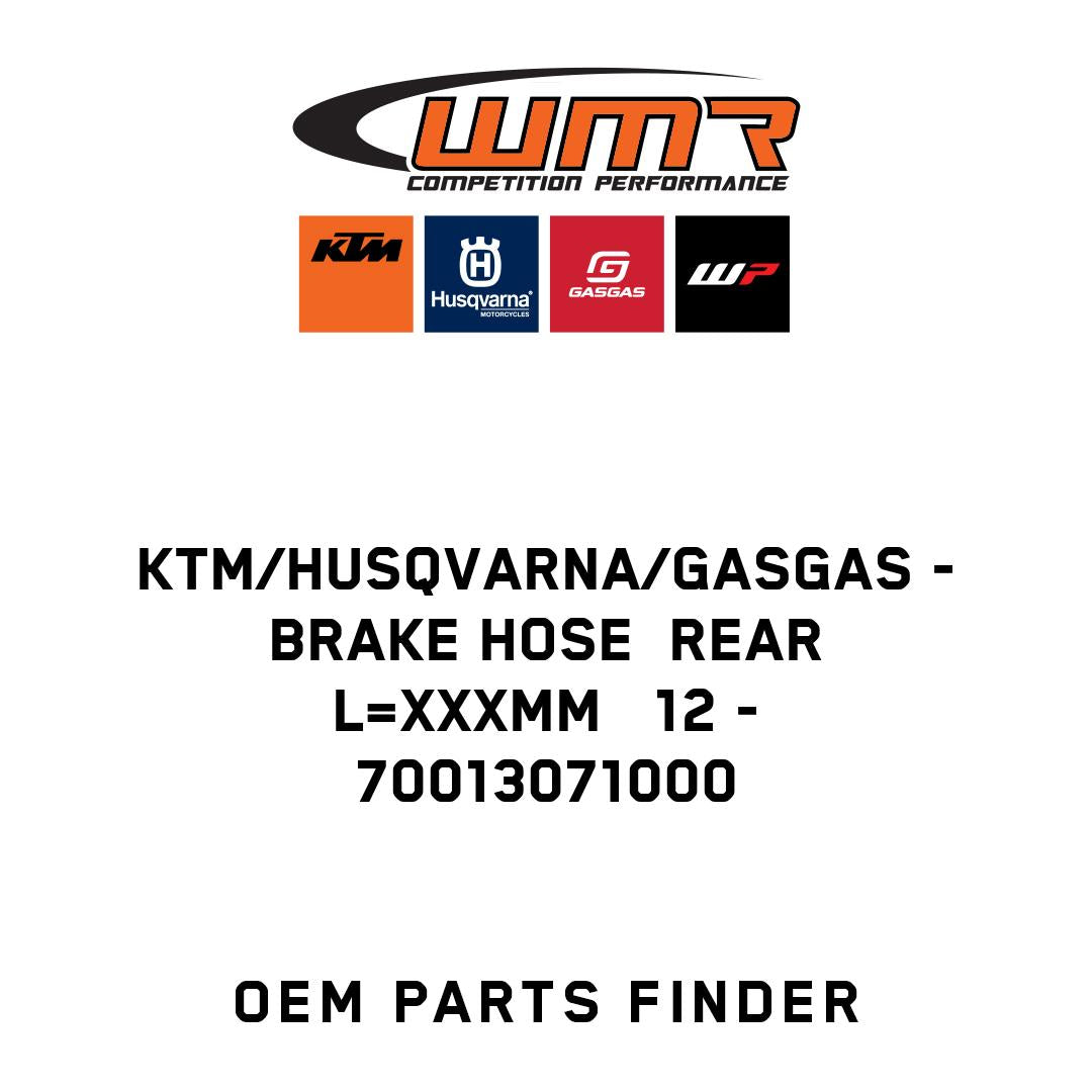 BRAKE HOSE  REAR L=XXXMM   12