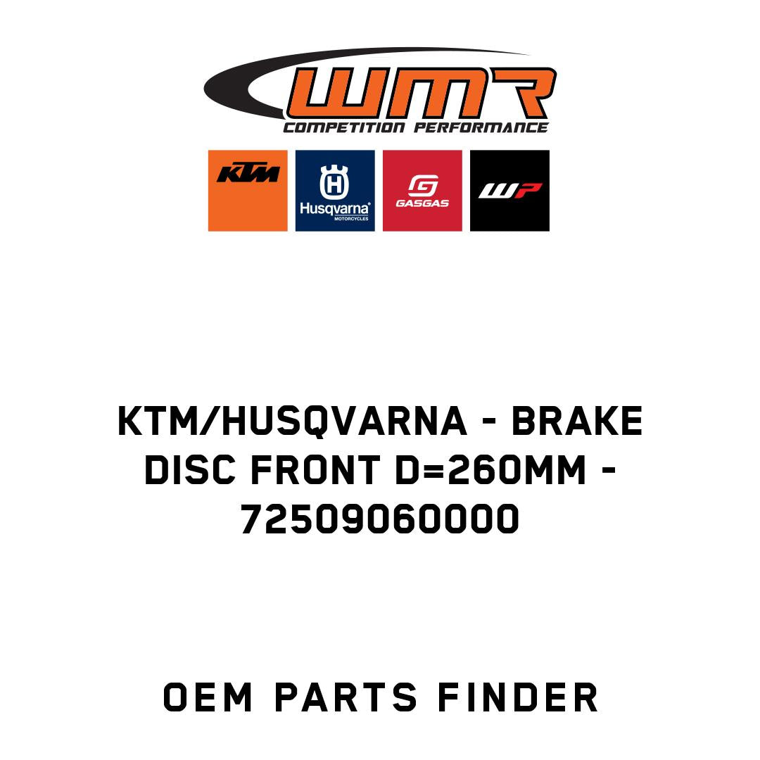 BRAKE DISC FRONT D=260MM