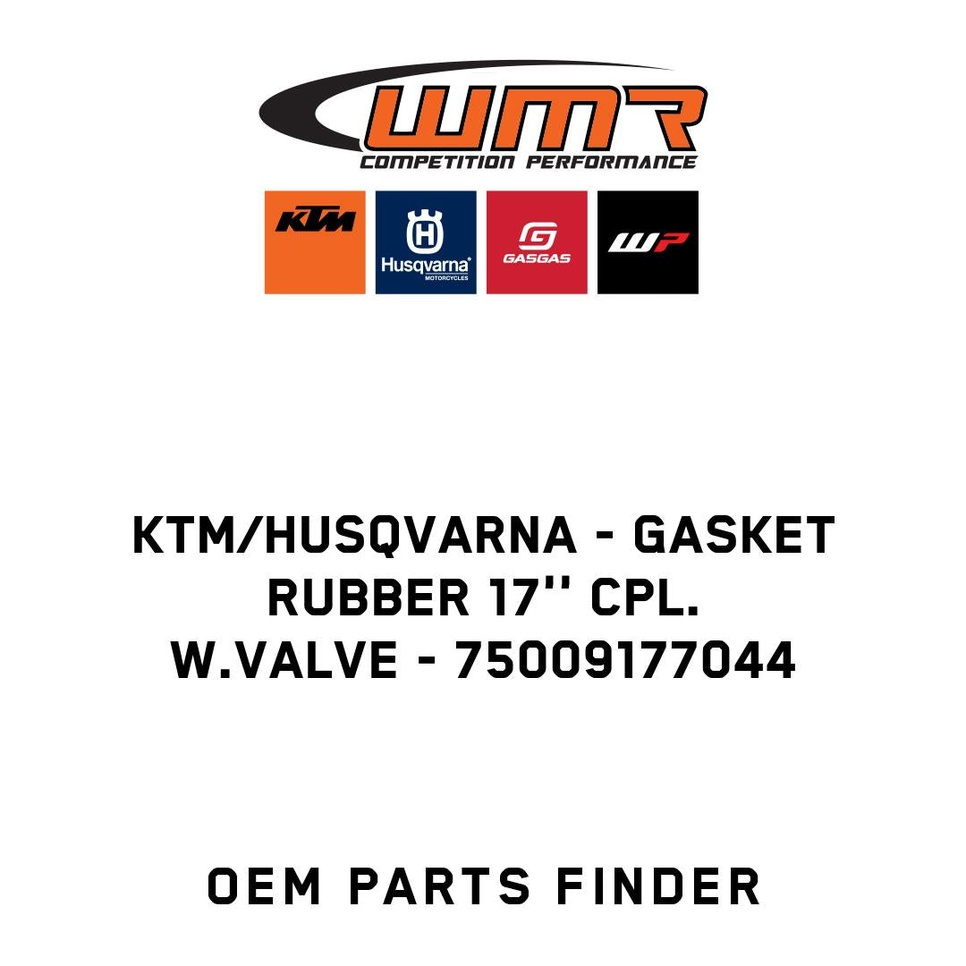 GASKET RUBBER 17'' CPL. W.VALVE