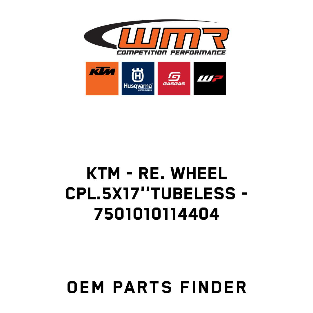 RE. WHEEL CPL.5X17''TUBELESS