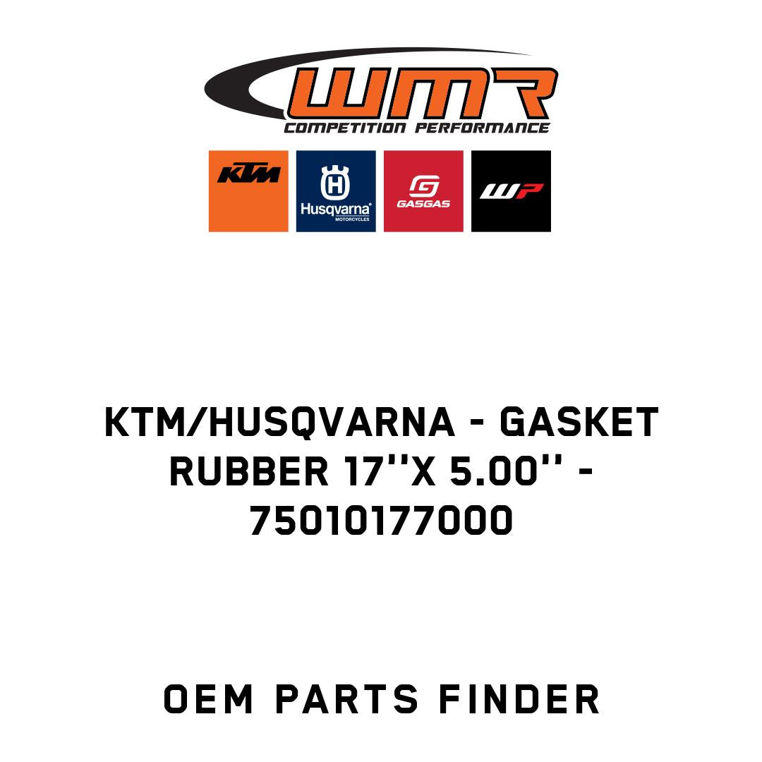 GASKET RUBBER 17''X 5.00''