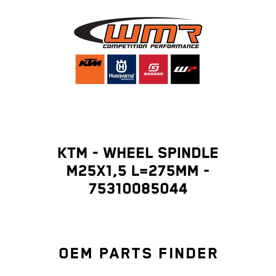 WHEEL SPINDLE M25X1,5 L=275MM