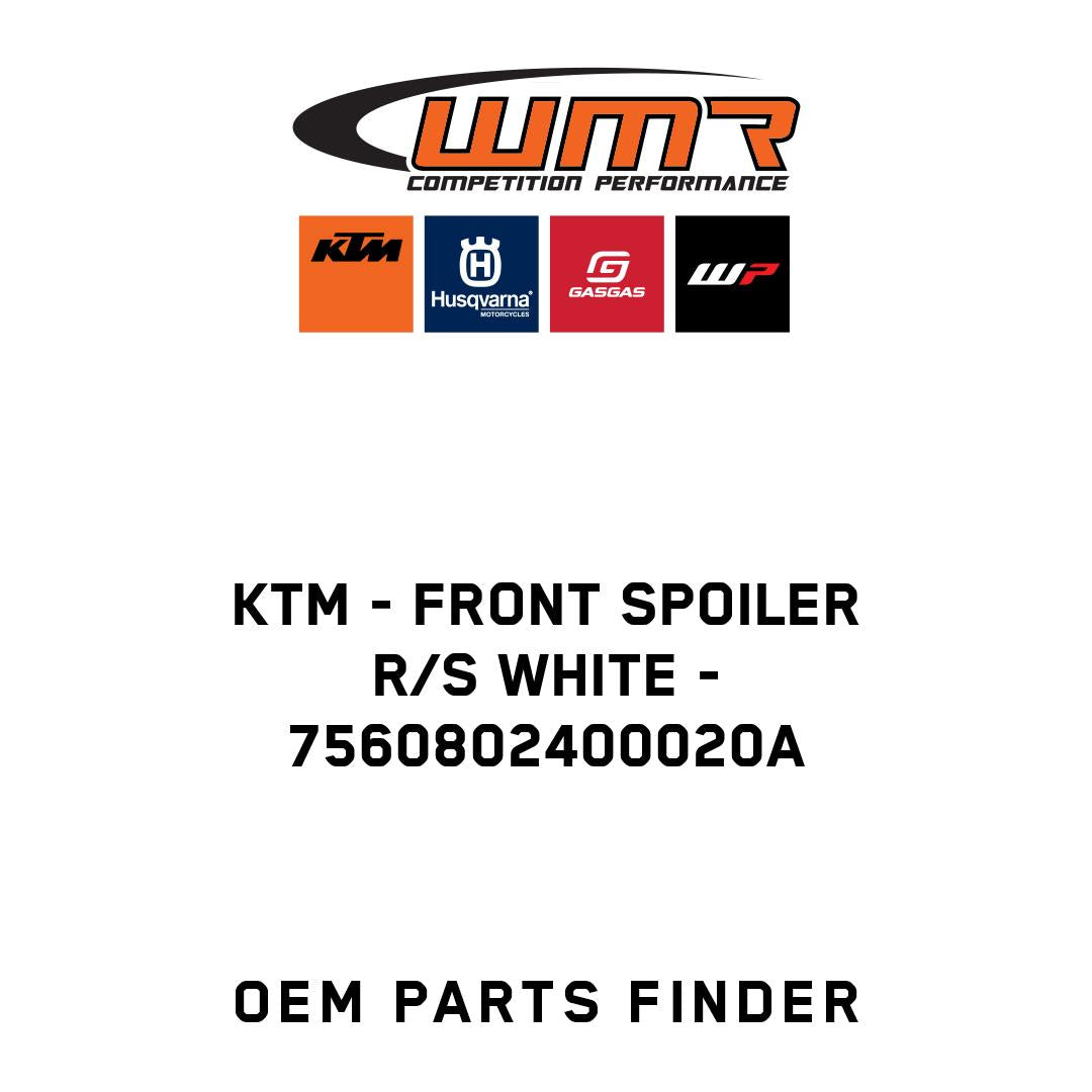 FRONT SPOILER R/S WHITE