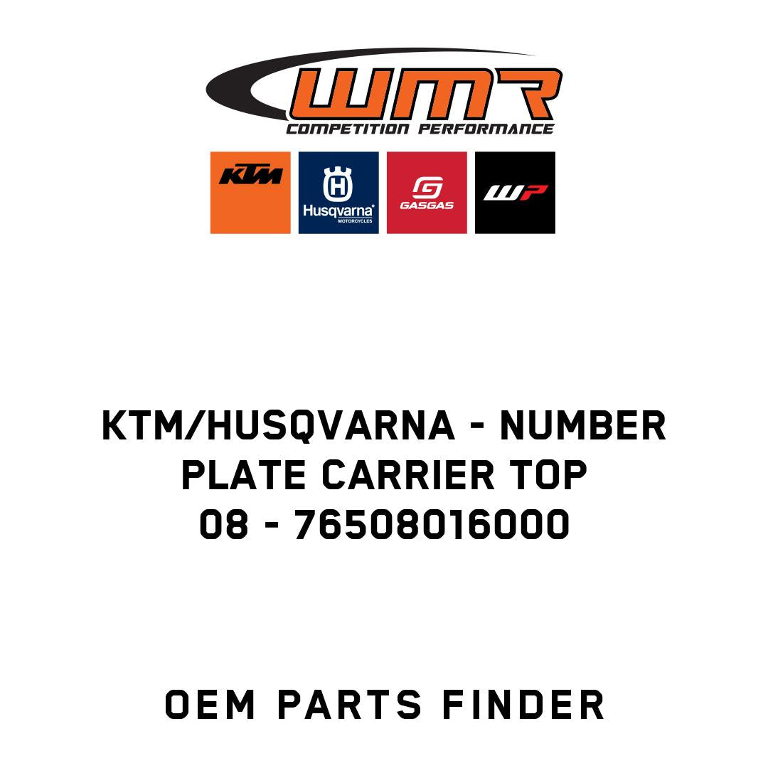 NUMBER PLATE CARRIER TOP    08