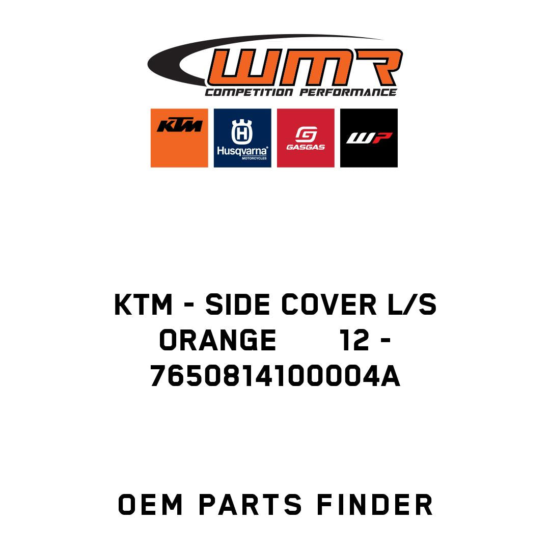SIDE COVER L/S ORANGE       12