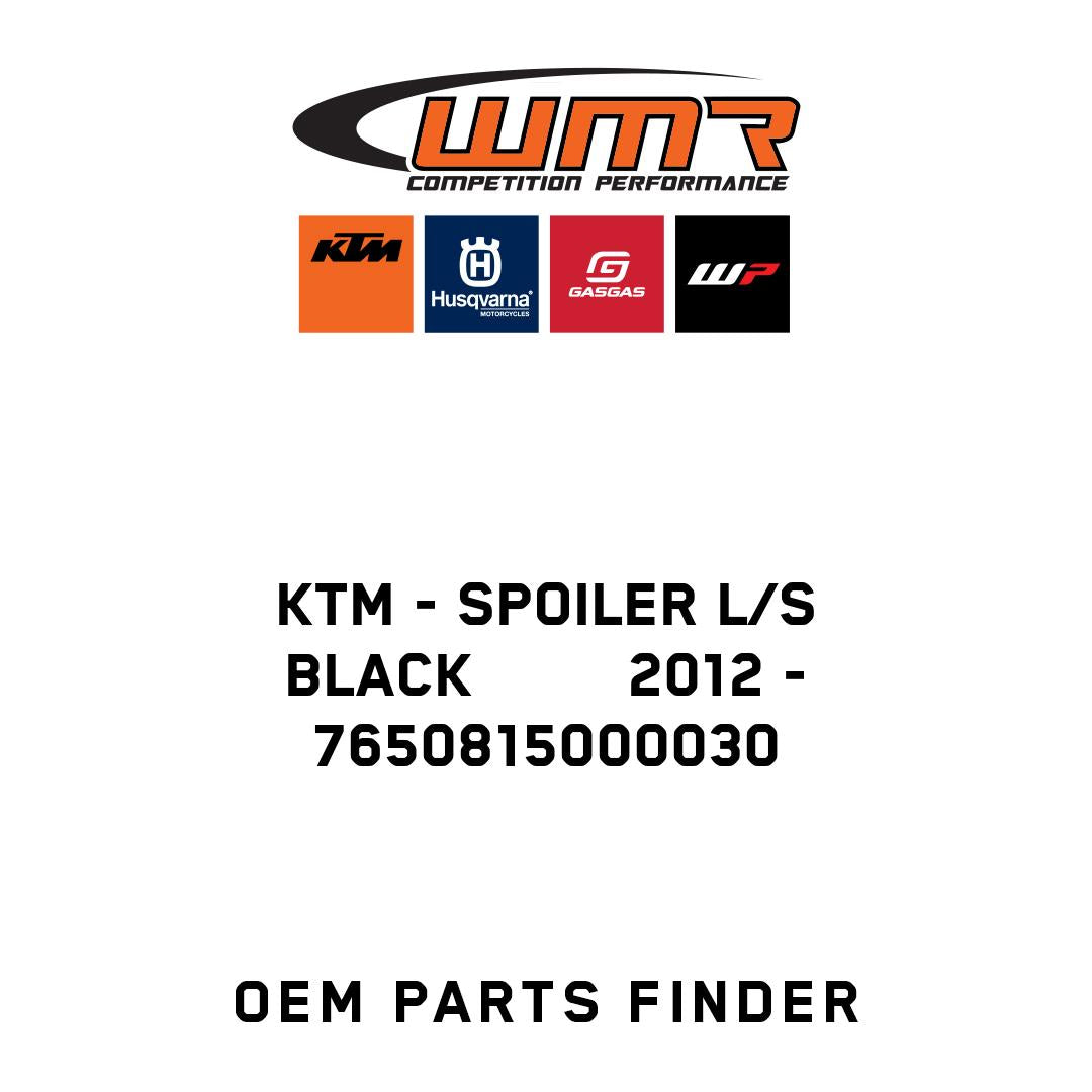 SPOILER L/S BLACK         2012
