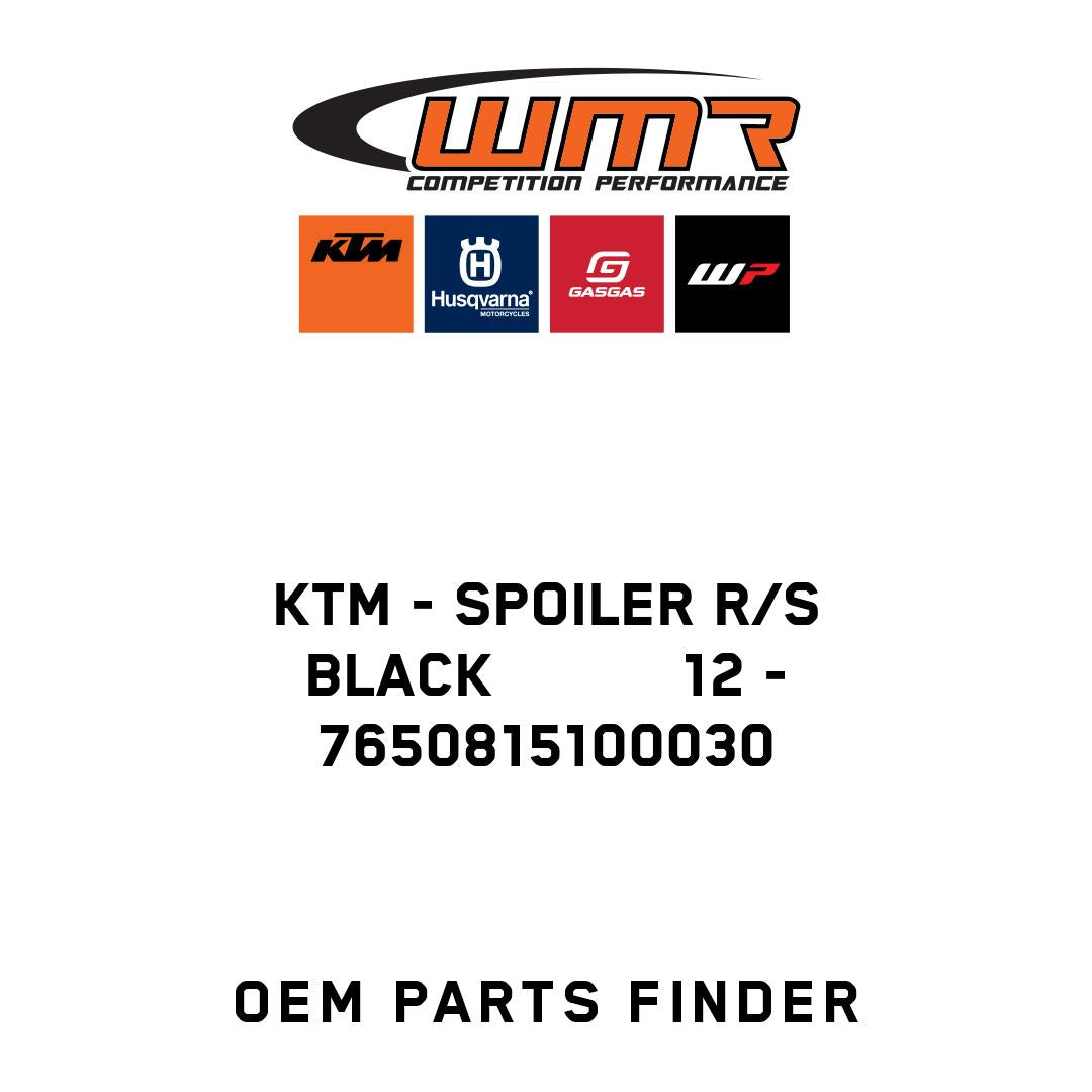 SPOILER R/S BLACK           12