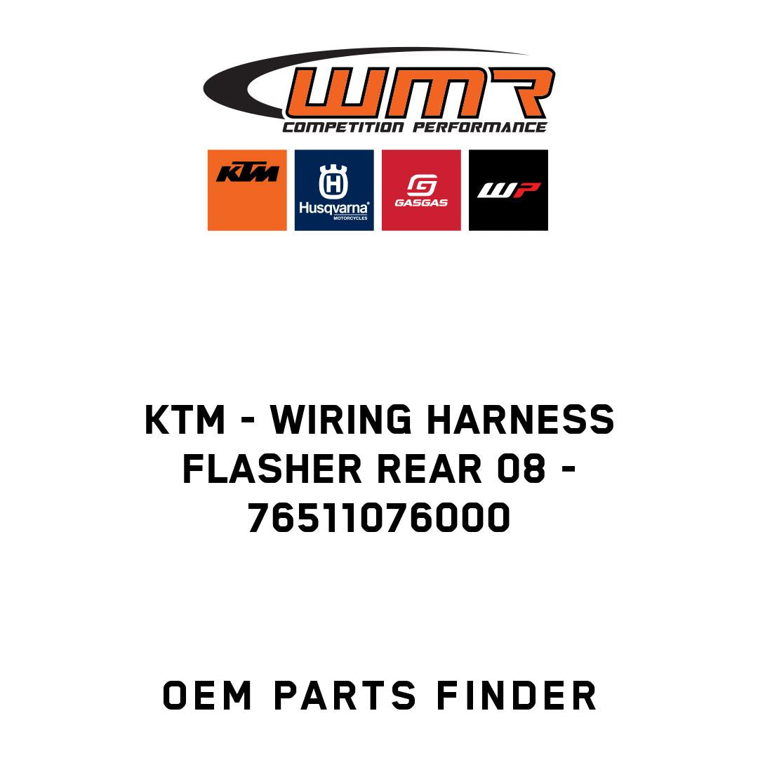 WIRING HARNESS FLASHER REAR 08