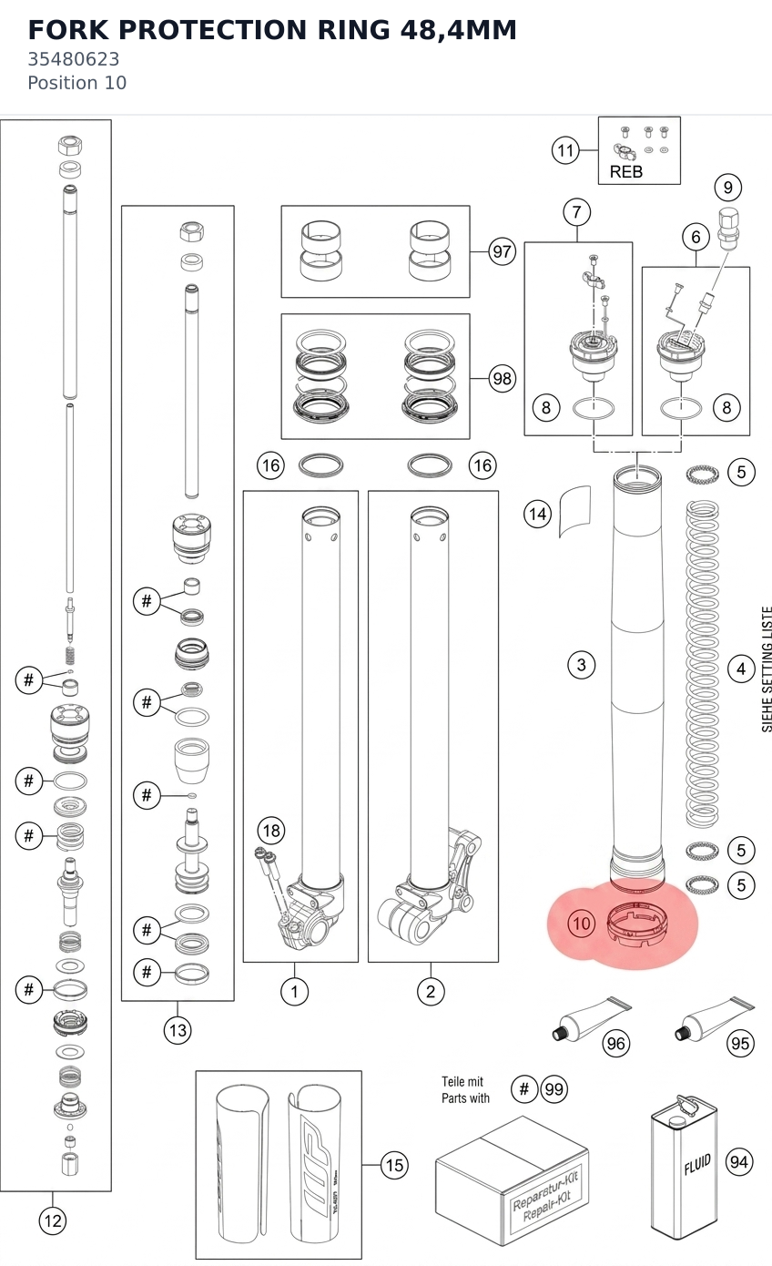 Diagram preview: FORK PROTECTION RING 48,4MM (35480623)